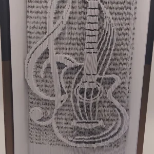 violinkulcs gitar konyvszobor
