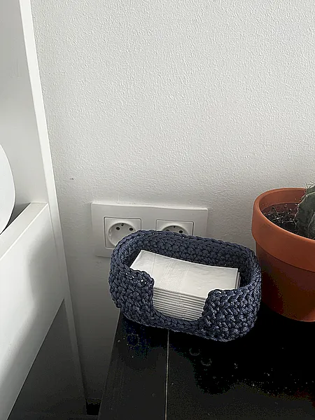 Horgolt papirzsebkendo tarto allo Horgolt papirzsebkendo tarto allo